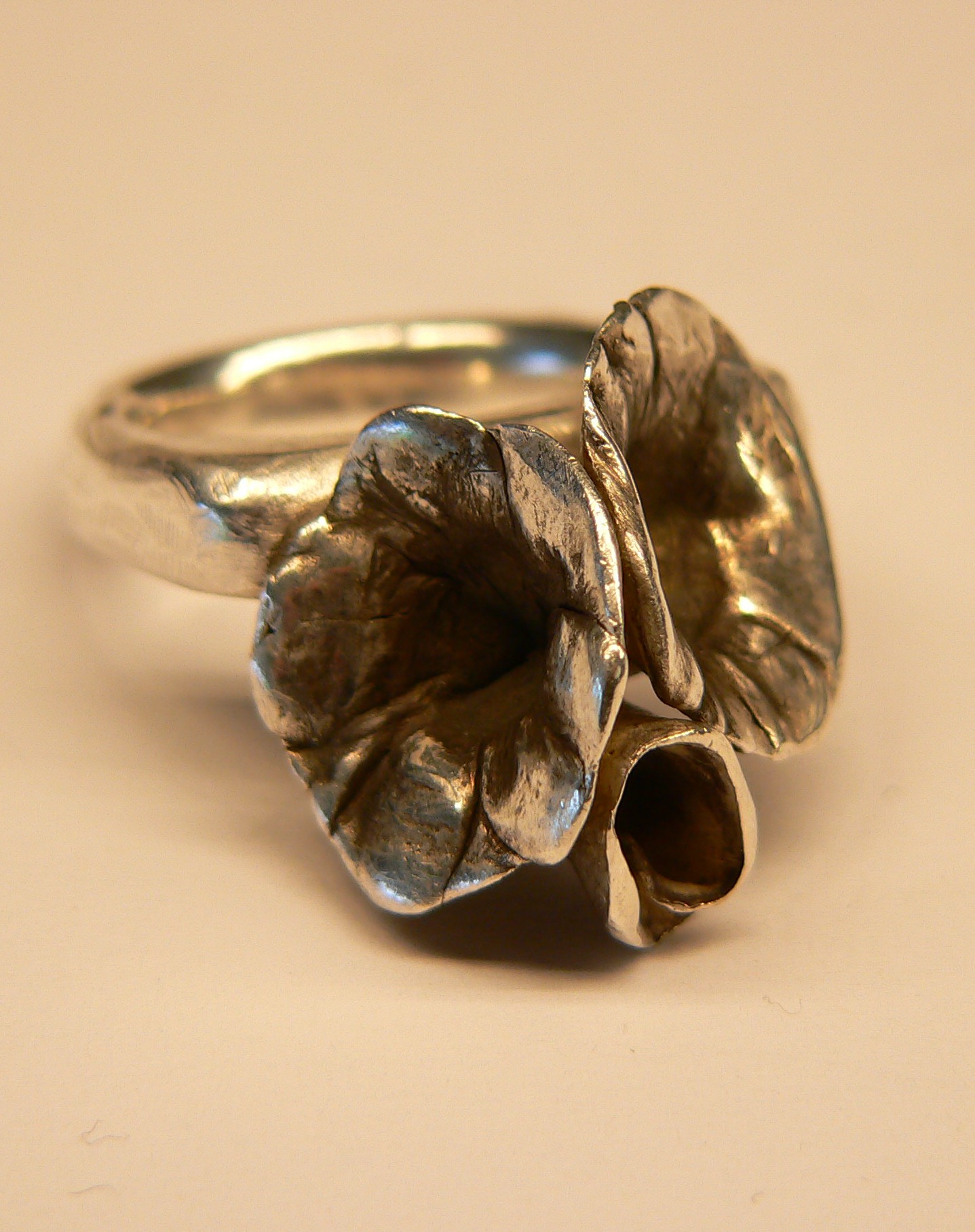 Ring 925er Silber geschwrzt